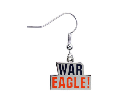 AU War Eagle Dangle Earrings
